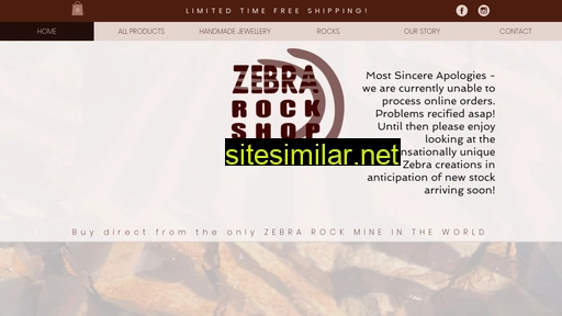 zebrarockshop.com.au alternative sites