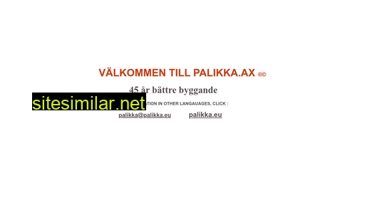 palikka.ax alternative sites