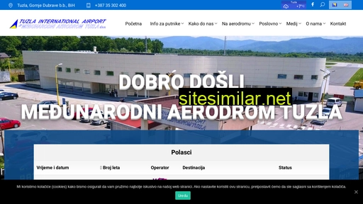 tuzla-airport.ba alternative sites