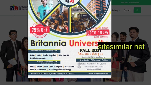 britannia.edu.bd alternative sites