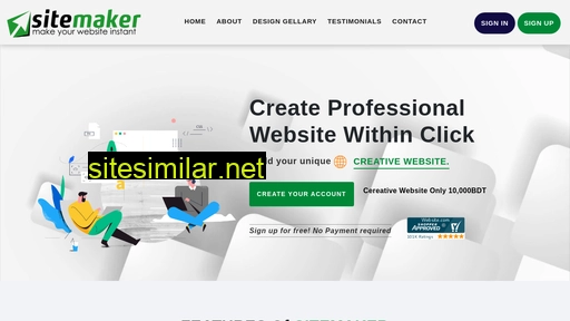 Sitemaker similar sites