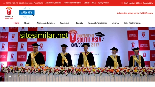 southasiauni.edu.bd alternative sites