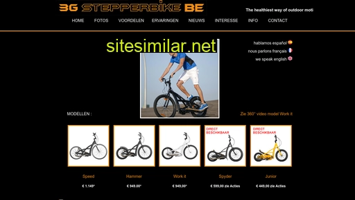 3gstepperbike.be alternative sites