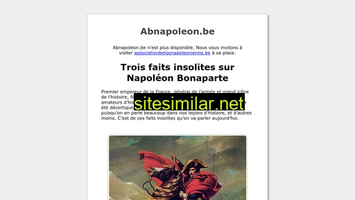 abnapoleon.be alternative sites