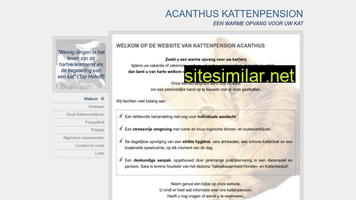 acanthuskattenpension.be alternative sites