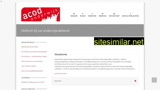 acodonderwijs.be alternative sites