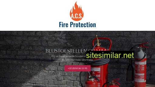 acsfireprotection.be alternative sites