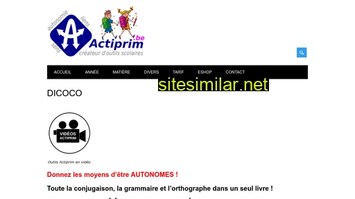 actiprim.be alternative sites