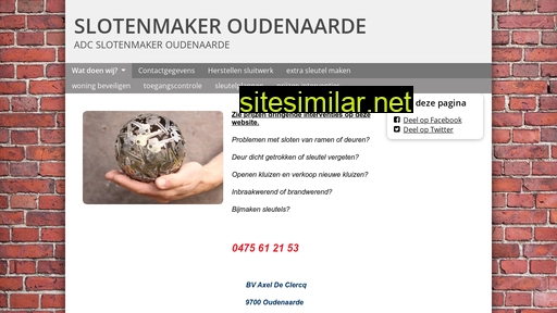 adc-slotenmaker-oudenaarde.be alternative sites