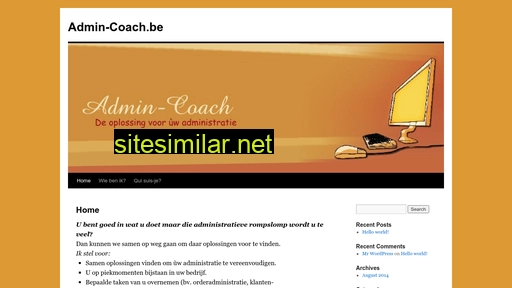 admin-coach.be alternative sites