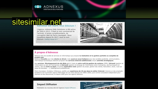 adnexus.be alternative sites