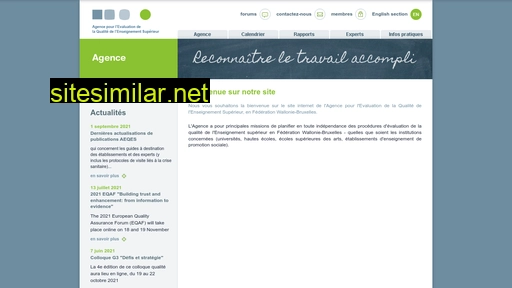 agence-qualite-enseignement-sup.be alternative sites