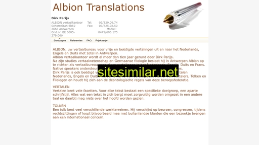 albiontranslations.be alternative sites
