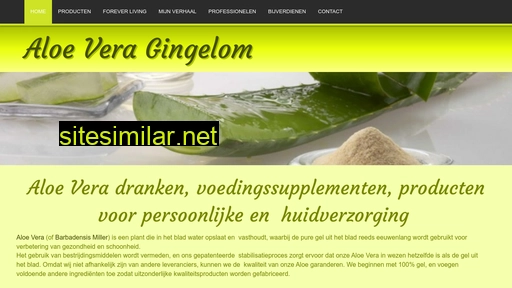 aloe-vera-gingelom.be alternative sites