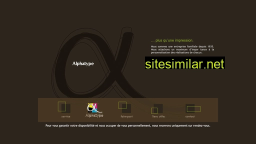 alphatype.be alternative sites