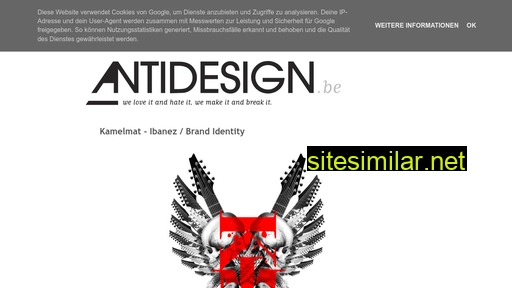 Antidesign similar sites