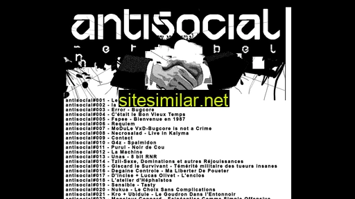 antisocial.be alternative sites