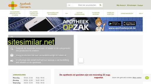 apotheekgeraerts.be alternative sites