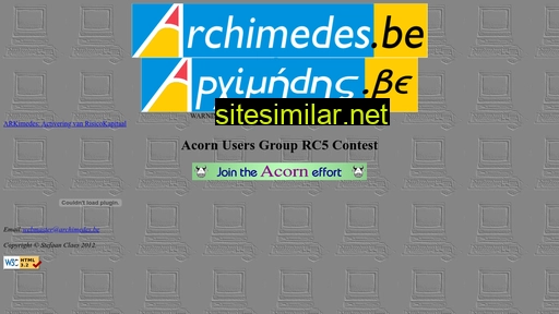 archimedes.be alternative sites