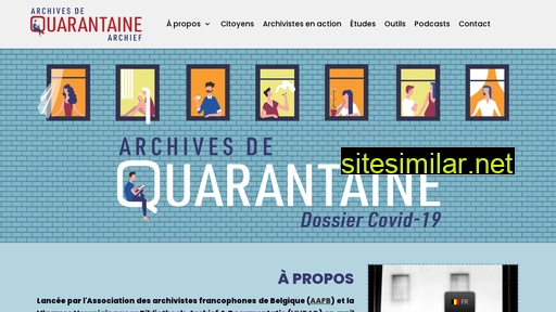 archivesquarantainearchief.be alternative sites