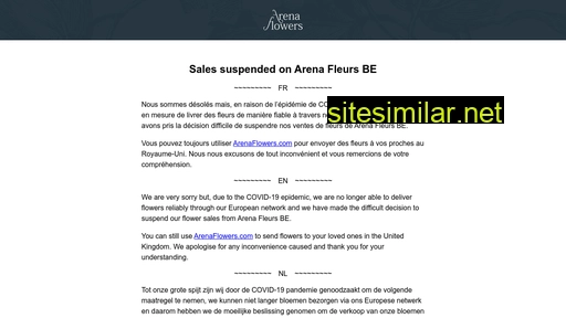 arenafleurs.be alternative sites