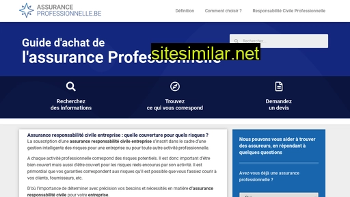assurance-professionnelle.be alternative sites