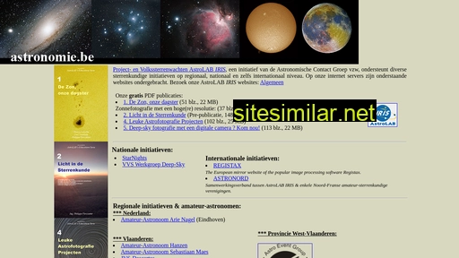 astronomie.be alternative sites