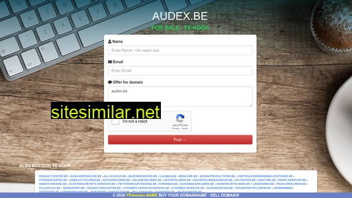 audex.be alternative sites