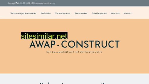 awap-construct.be alternative sites