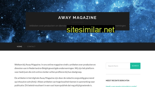 awaymagazine.be alternative sites