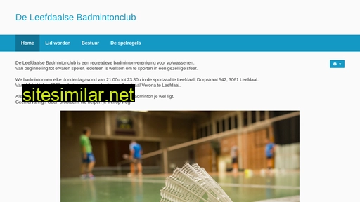 badmintonleefdaal.be alternative sites