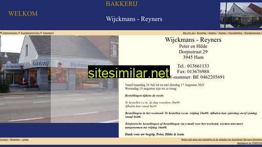 bakkerijwijckmans.be alternative sites