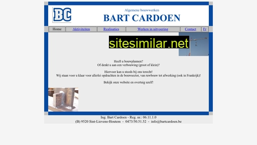 bartcardoen.be alternative sites