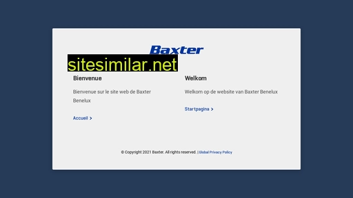 baxter.be alternative sites