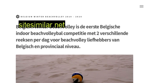 belgiumindoorbeachvolley.be alternative sites