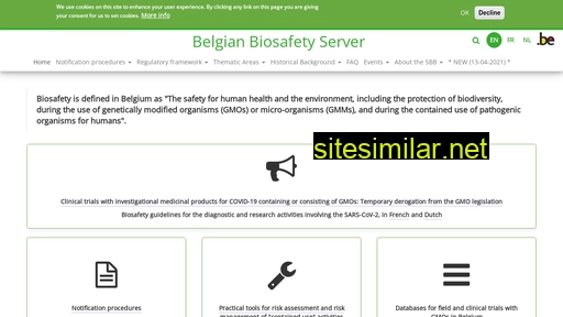 bioveiligheid.be alternative sites