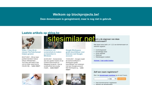blockprojects.be alternative sites