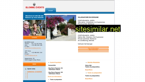 blommeevents.be alternative sites
