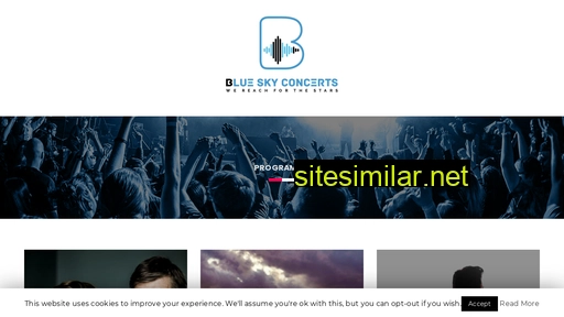 blueskyconcerts.be alternative sites