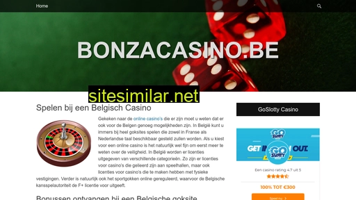 bonzacasino.be alternative sites