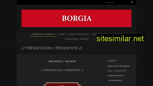 borgia.be alternative sites