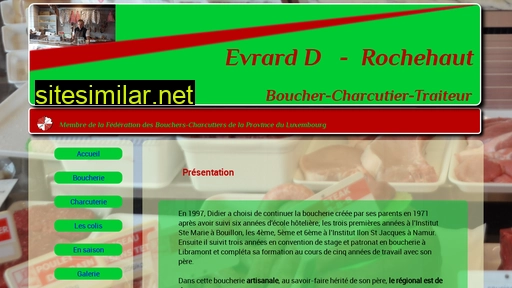Boucherie-evrard-rochehaut similar sites