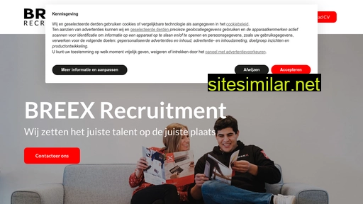 breexrecruitment.be alternative sites