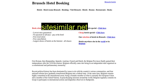 brussels-hotel-booking.be alternative sites