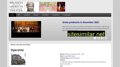 brusselsoperettetheater.be alternative sites