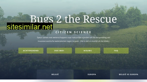 bugs2therescue.be alternative sites