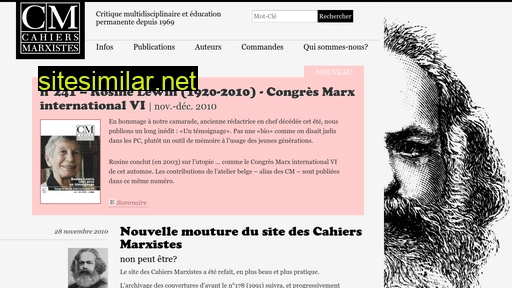 cahiers-marxistes.be alternative sites