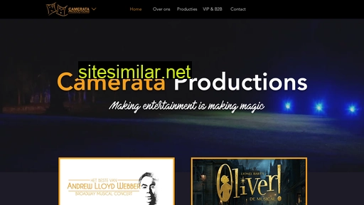 camerata-productions.be alternative sites