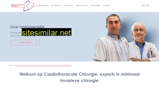 cardiothoracalechirurgie.be alternative sites