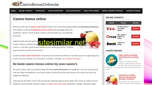 casinobonusonline.be alternative sites